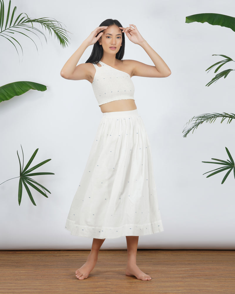 Jamdani skirt set