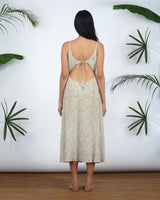 Jungle print slip dress