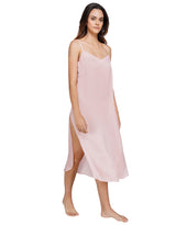 Beetle Pink Organic Cupro Slip Dress