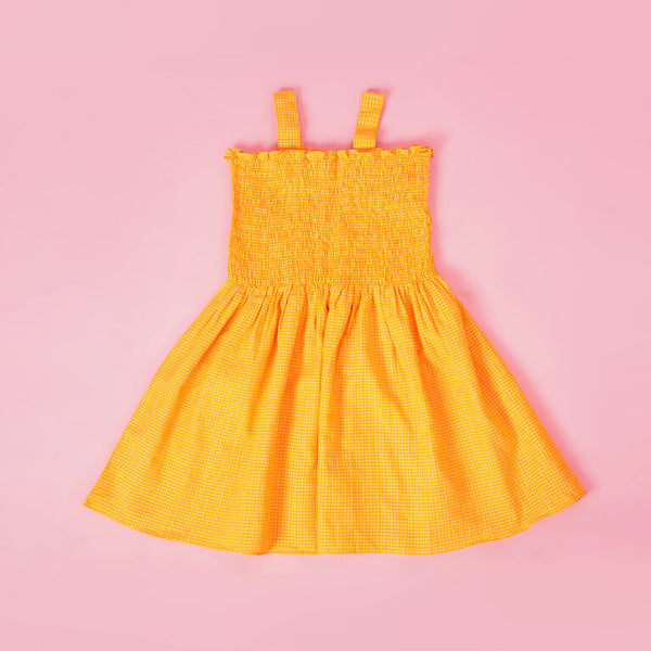 Yellow Bobbin Dress