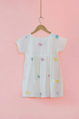 Little Cado Multi-ele Baby Frock with Front Pockets